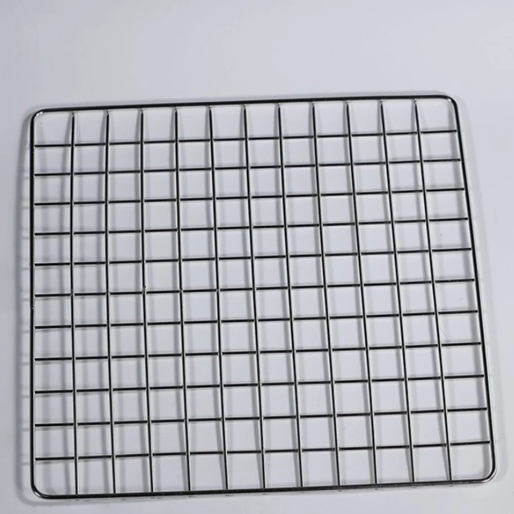 Stainless Steel Cooling Rack for Baking Roasting BBQ Heat Resistant Food Net Oil Draining Rack French Fries Mesh Grilling Pan
Stainless Steel Cooling Rack for Baking Roasting BBQ Heat Resistant Food Net Oil Draining Rack French Fries Mesh Grilling Pan