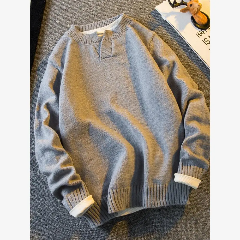 Мужской однотонный трикотаж V-Ne, круглый облегающий базовый свитер Ci Walk, подходит для осенне-зимнего воротника, легкий уход
Мужской однотонный трикотаж V-Ne, круглый облегающий базовый свитер Ci Walk, подходит для осенне-зимнего воротника, легкий уход