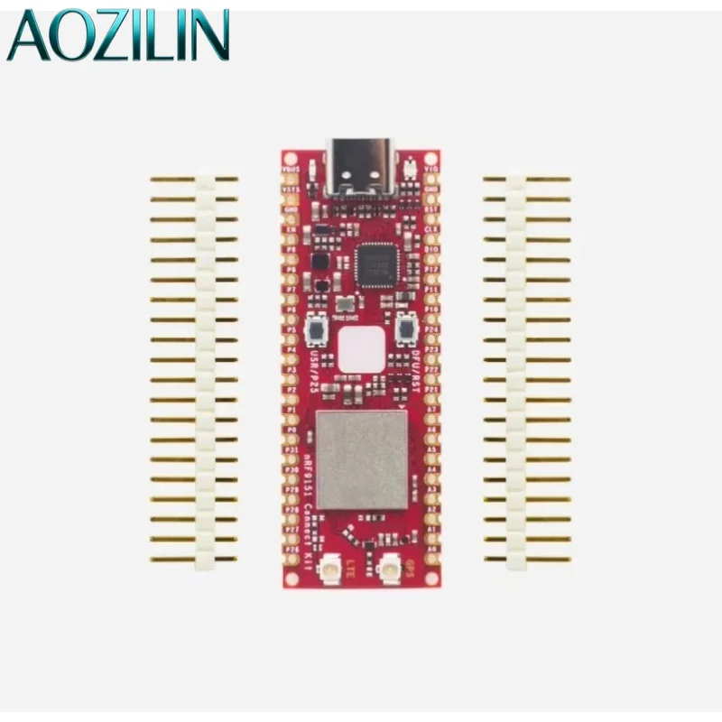 AOZILIN Makerdiary nRF9151 Connect Kit Rapid Prototyping LTE-M NB-IoT DECT NR+ GNSS MCU Development Board
AOZILIN Makerdiary nRF9151 Connect Kit Rapid Prototyping LTE-M NB-IoT DECT NR+ GNSS MCU Development Board