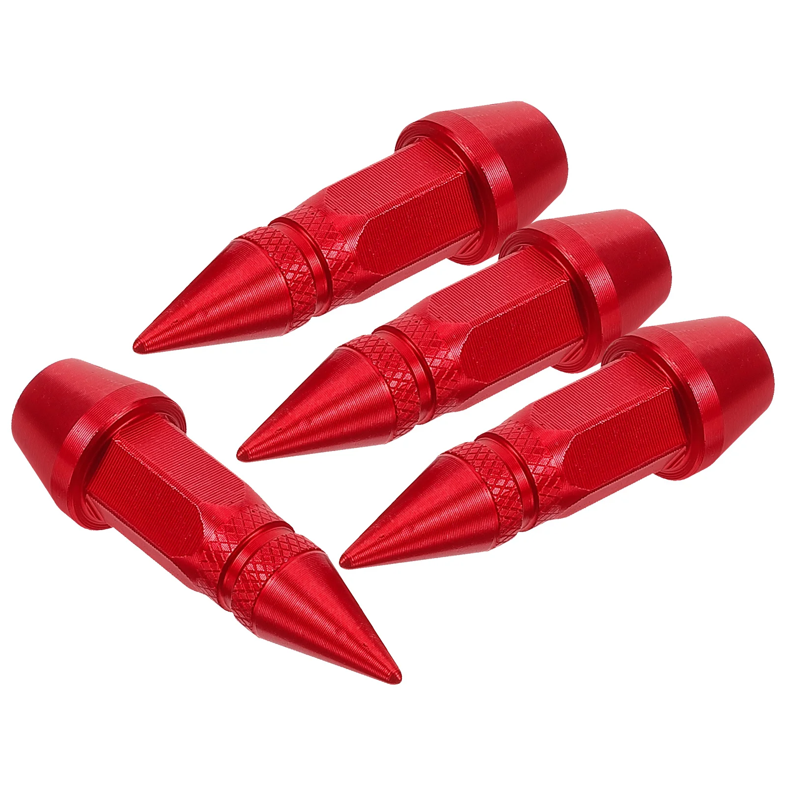 4 Pcs Valve Stem Caps Red Style Aluminum Alloy Universal Motorcycle Tire Valve Stem Caps for Car Motorcycle Bicycle
4 Pcs Valve Stem Caps Red Style Aluminum Alloy Universal Motorcycle Tire Valve Stem Caps for Car Motorcycle Bicycle