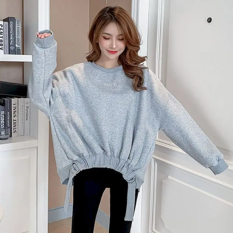 Oversized Pullovers Women Autumn Winter Trendy Pullover Coats Plush Thicken Casual Loose Tops Korean Style Fashion Sweatshirts
Oversized Pullovers Women Autumn Winter Trendy Pullover Coats Plush Thicken Casual Loose Tops Korean Style Fashion Sweatshirts