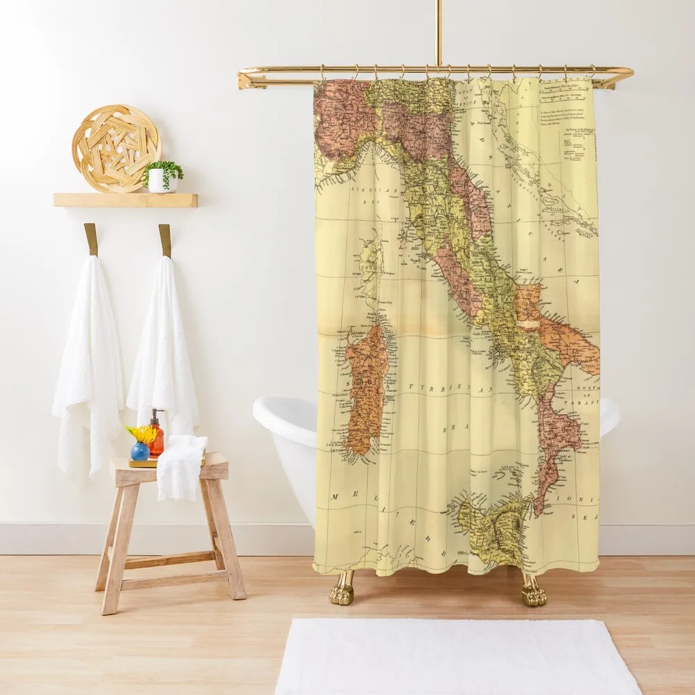 Map of Italy (1890) Shower Curtain Bathroom Box Waterproof Shower And Anti-Mold Anime Bathroom For Bathroom Shower Curtain
Map of Italy (1890) Shower Curtain Bathroom Box Waterproof Shower And Anti-Mold Anime Bathroom For Bathroom Shower Curtain