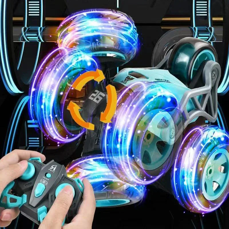 2.4G RC Car Children's Remote Control Toy 360 Rotary Stunt Cars 5 Wheels Dump Vehicle Toys for Boys Kids Birthday Gifts
2.4G RC Car Children's Remote Control Toy 360 Rotary Stunt Cars 5 Wheels Dump Vehicle Toys for Boys Kids Birthday Gifts