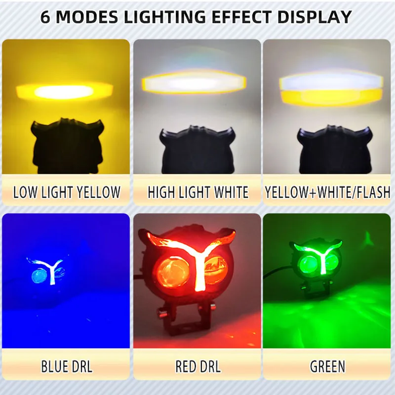 Owl Motorcycle Spotlights led Auxiliary motorcycle headlights Mini additional Lights Fog Lamp 6 models motorcycle accessories
Owl Motorcycle Spotlights led Auxiliary motorcycle headlights Mini additional Lights Fog Lamp 6 models motorcycle accessories