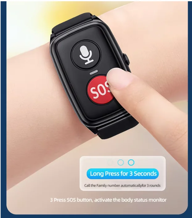 No screen 4G gps tracker watch elderly fall detection SOS emergency call smart watch
No screen 4G gps tracker watch elderly fall detection SOS emergency call smart watch