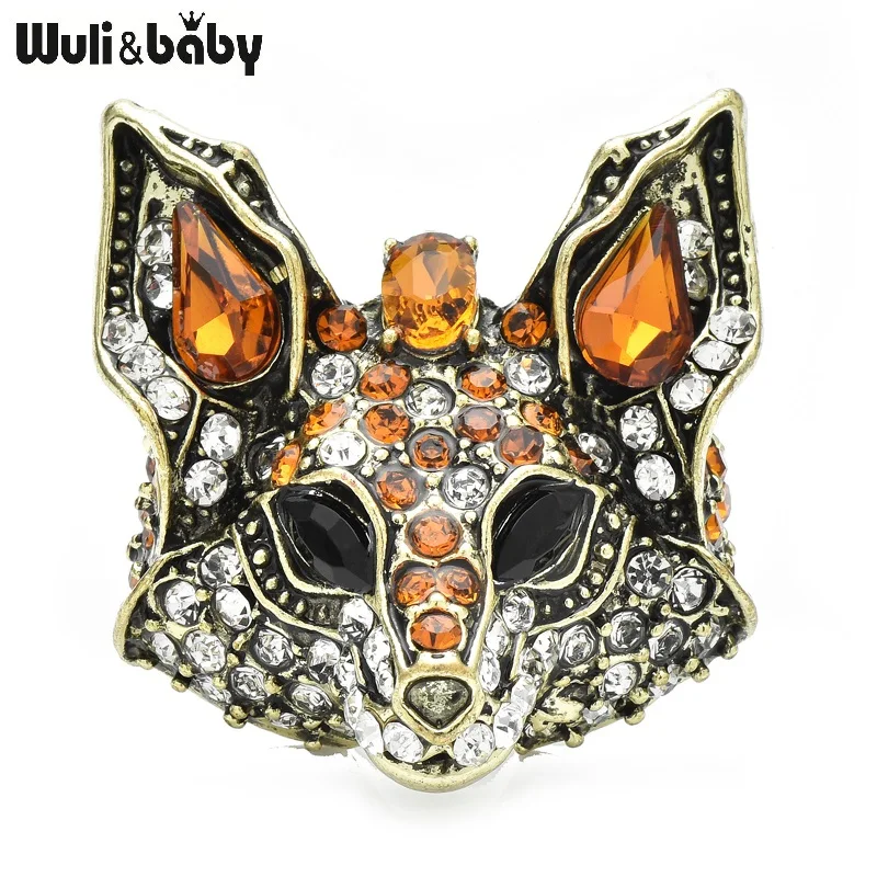 Wuli&baby New Sparkling Fox Brooches For Women Unisex Vintage Luxury Lovely Animal Party Brooch Pins Gifts
Wuli&baby New Sparkling Fox Brooches For Women Unisex Vintage Luxury Lovely Animal Party Brooch Pins Gifts