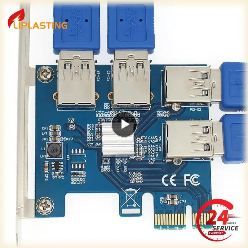 1 Turni-express Slot Usb 3.0 Mining Special Riser Card Btc Riser Pcie Splitter Adapter Pci-e 1x To 16x 1 To 4 Pcie Converter
1 Turni-express Slot Usb 3.0 Mining Special Riser Card Btc Riser Pcie Splitter Adapter Pci-e 1x To 16x 1 To 4 Pcie Converter