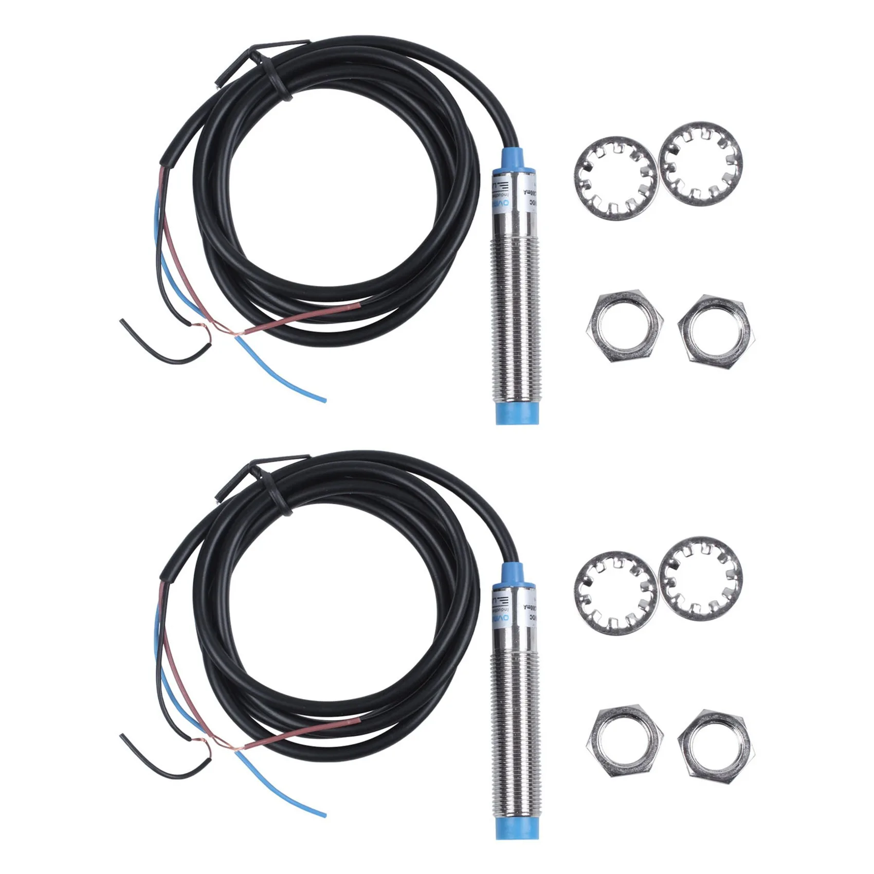 # Best Choice 2X DC 6-36V PNP NO 3-Wire 4Mm Cylindrical Inductive Proximity Sensor Approach Switch LJ12A3-4-Z/BY