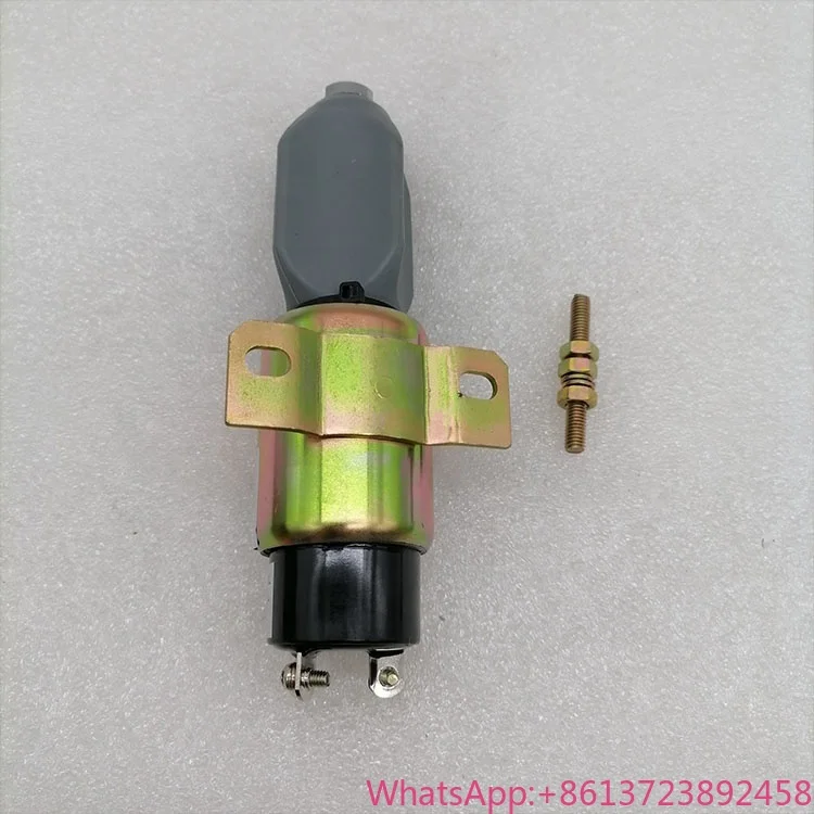 Stop Solenoid Valve 3864274 24V Fuel Shut off Solenoid Valve for SDLG Wheel Loader Parts
Stop Solenoid Valve 3864274 24V Fuel Shut off Solenoid Valve for SDLG Wheel Loader Parts