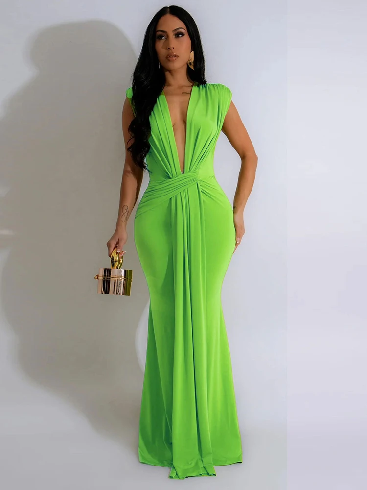 Элегантные платья для женщин, красивое длинное платье с v-образным вырезом, однотонное сексуальное летнее прямое платье
Элегантные платья для женщин, красивое длинное платье с v-образным вырезом, однотонное сексуальное летнее прямое платье