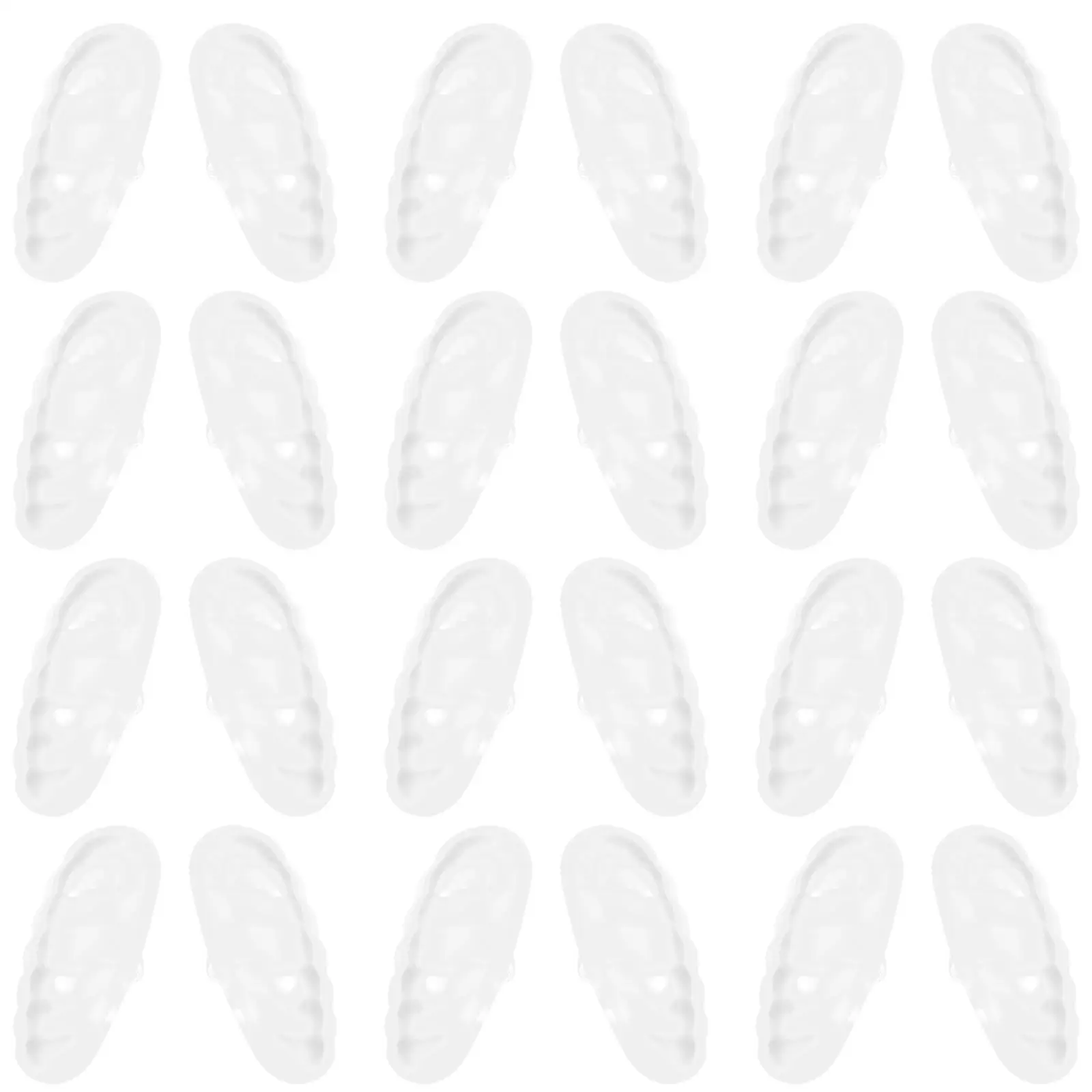20 Pairs Eyeglasses Silicone Nose Pads So Replacement Transparent Bridge for Man
20 Pairs Eyeglasses Silicone Nose Pads So Replacement Transparent Bridge for Man