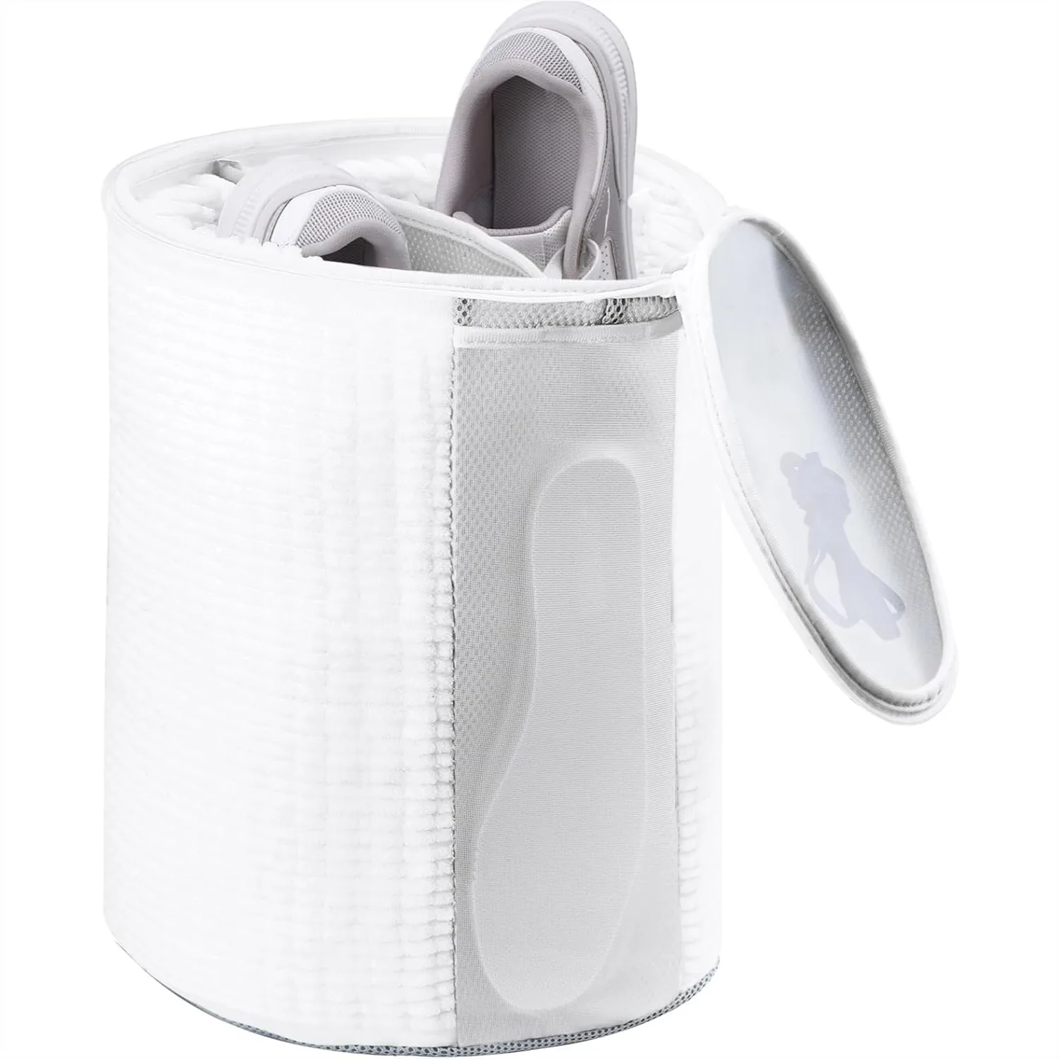 Large Shoe Bag for Washing Machine, Two-Zone Design with 2 Mesh Pockets, Durable Invisible Zipper Sneaker Laundry Bag for Home
Large Shoe Bag for Washing Machine, Two-Zone Design with 2 Mesh Pockets, Durable Invisible Zipper Sneaker Laundry Bag for Home