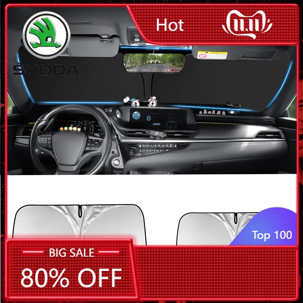 Car Sticker 2025 New For Skoda S Octavia A5 3 2 Mk3 VRS Scala Fabia 2 Superb Kamiq Kodiaq Car Windshield Sunshades Sun Shade Cov
Car Sticker 2025 New For Skoda S Octavia A5 3 2 Mk3 VRS Scala Fabia 2 Superb Kamiq Kodiaq Car Windshield Sunshades Sun Shade Cov