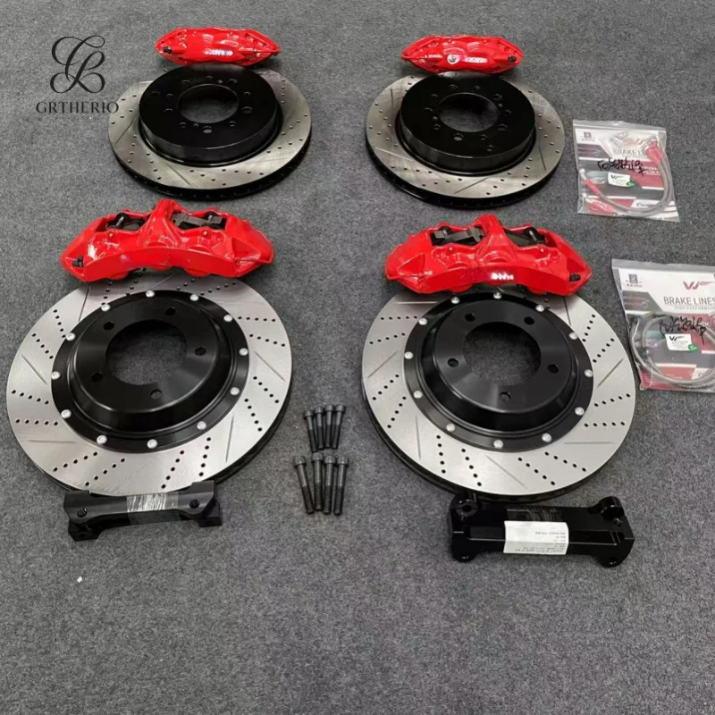 Upgraded brake calipers, six front and four rear, suitable for KAiK3K5 Sorento Palisade GT6GT4V6F40
Upgraded brake calipers, six front and four rear, suitable for KAiK3K5 Sorento Palisade GT6GT4V6F40