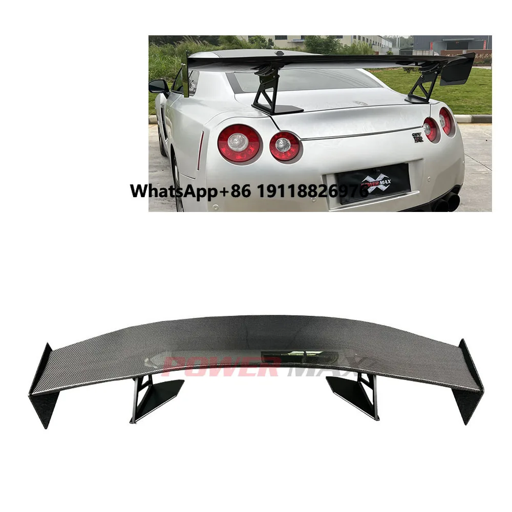 APR Style Carbon Fiber Rear Wing Spoiler for 2008-2020 Nissan GTR R35 Auto Parts
APR Style Carbon Fiber Rear Wing Spoiler for 2008-2020 Nissan GTR R35 Auto Parts