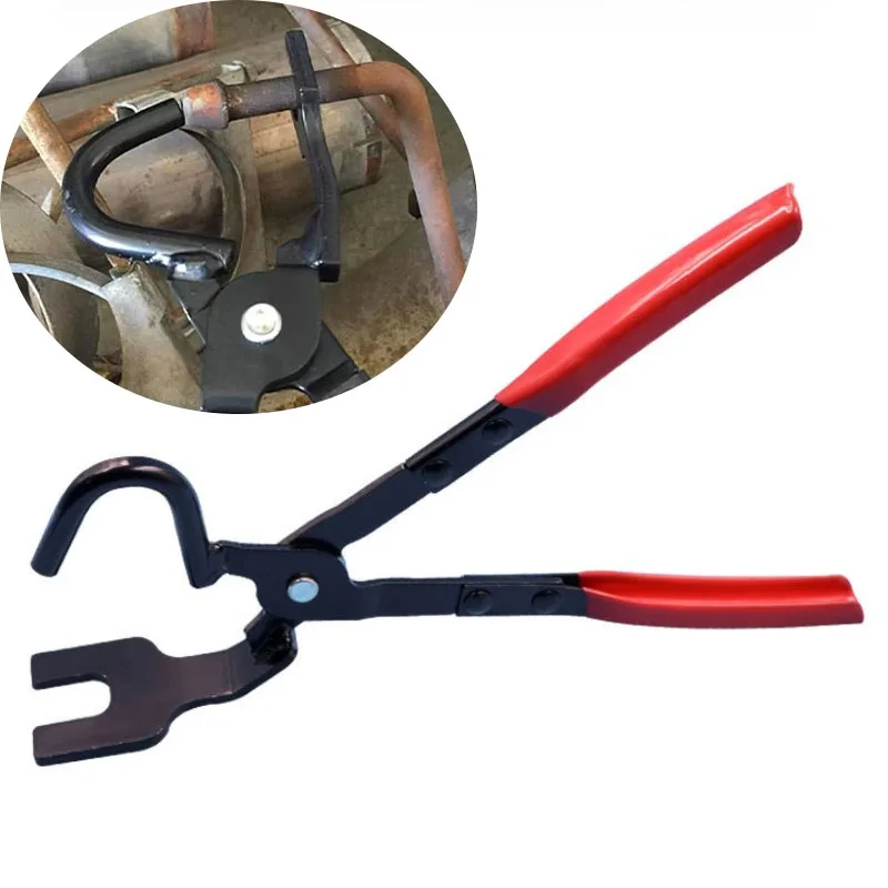 Exhaust Hanger Removal Pliers Kit 25 Degree Offset Handle Rubber Gasket Puller Tool for Car Truck Motorcycle Repair
Exhaust Hanger Removal Pliers Kit 25 Degree Offset Handle Rubber Gasket Puller Tool for Car Truck Motorcycle Repair