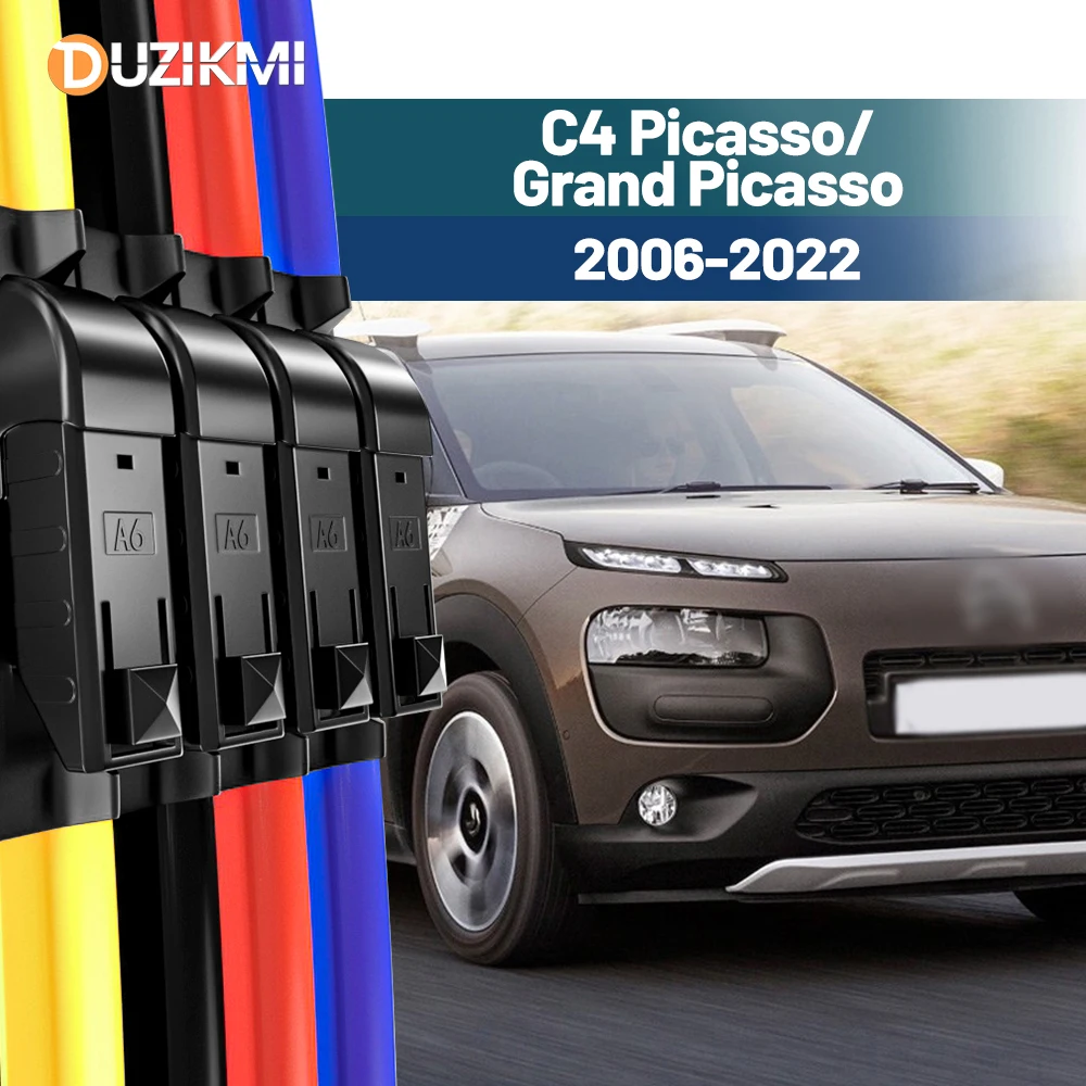 For Citroen C4 Picasso Grand Picasso 2006-2022 2016 2017 2018 2019 2020 2pcs Front Windshield Windscreen Wiper Blades Red Blue
For Citroen C4 Picasso Grand Picasso 2006-2022 2016 2017 2018 2019 2020 2pcs Front Windshield Windscreen Wiper Blades Red Blue