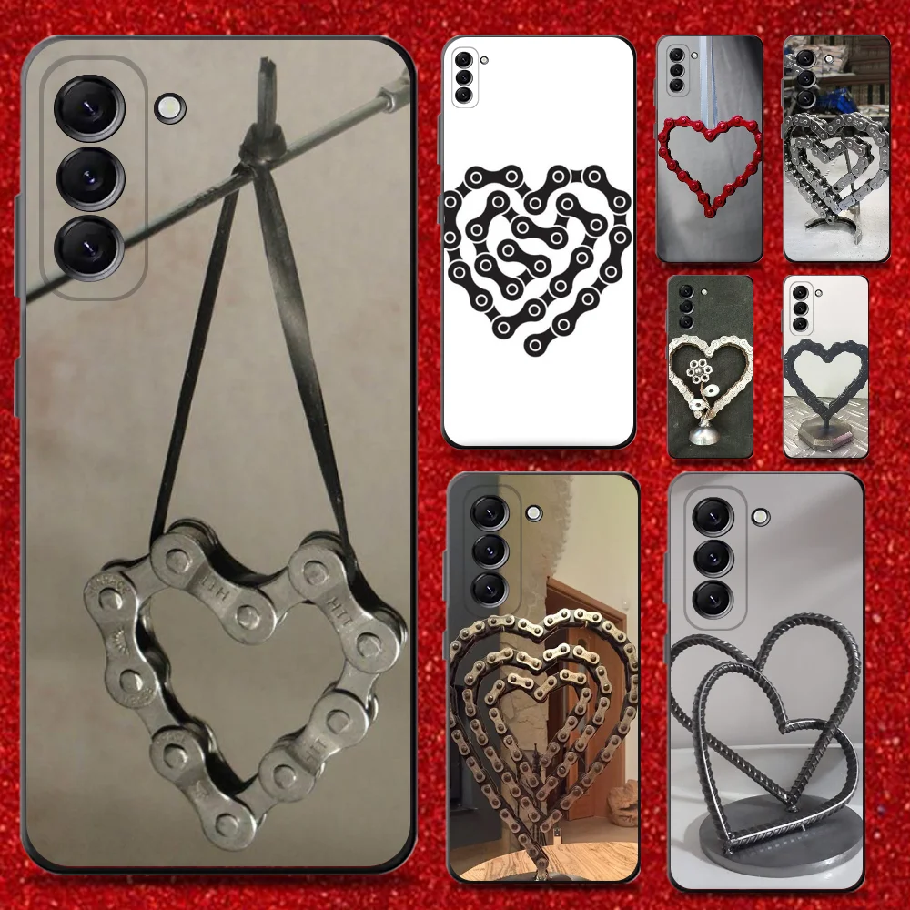 Road Bike Chain Heart Phone Case For Samsung Galaxy A13,A21s,A22,A31,A32,A52,A53,A71,A80,Soft Black Shell
Road Bike Chain Heart Phone Case For Samsung Galaxy A13,A21s,A22,A31,A32,A52,A53,A71,A80,Soft Black Shell