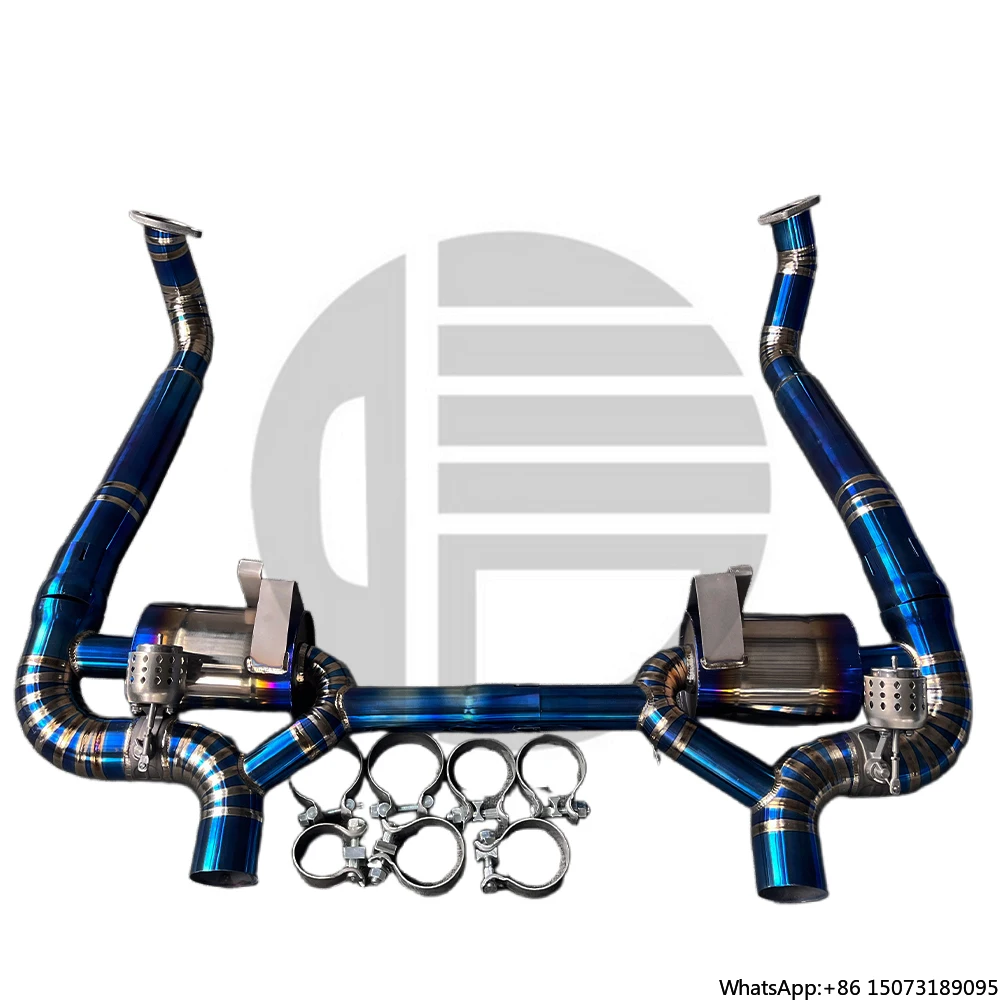 Factory Customization Titanium Alloy Electronic Valve Exhaust Catback System for 718 and GT4 Boxster Exhaust
Factory Customization Titanium Alloy Electronic Valve Exhaust Catback System for 718 and GT4 Boxster Exhaust