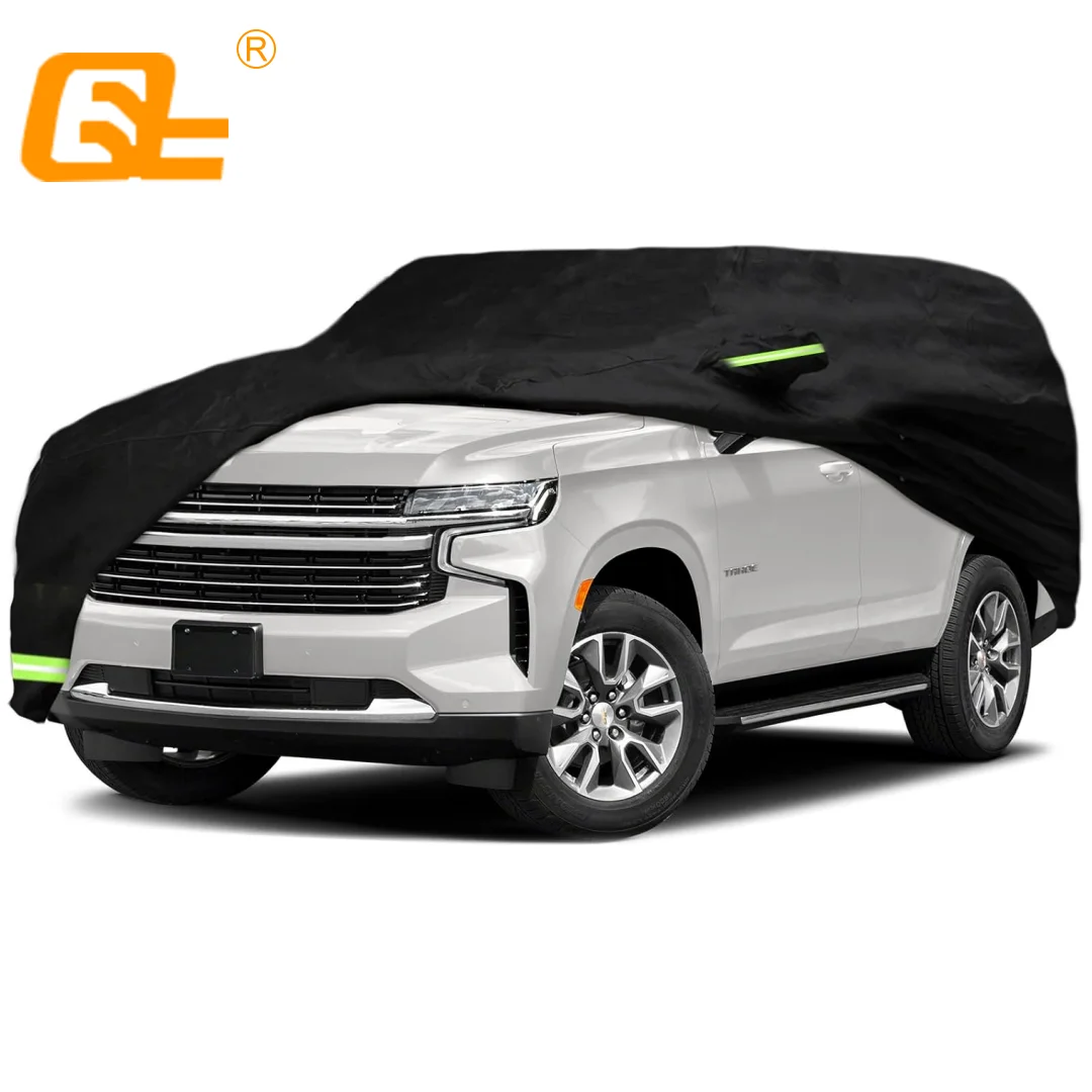Outdoor Car Cover Custom Fit for Chevrolet Tahoe/Cadillac Escalade Dustproof waterproof and hailproof With Windproof Strap Black
Outdoor Car Cover Custom Fit for Chevrolet Tahoe/Cadillac Escalade Dustproof waterproof and hailproof With Windproof Strap Black