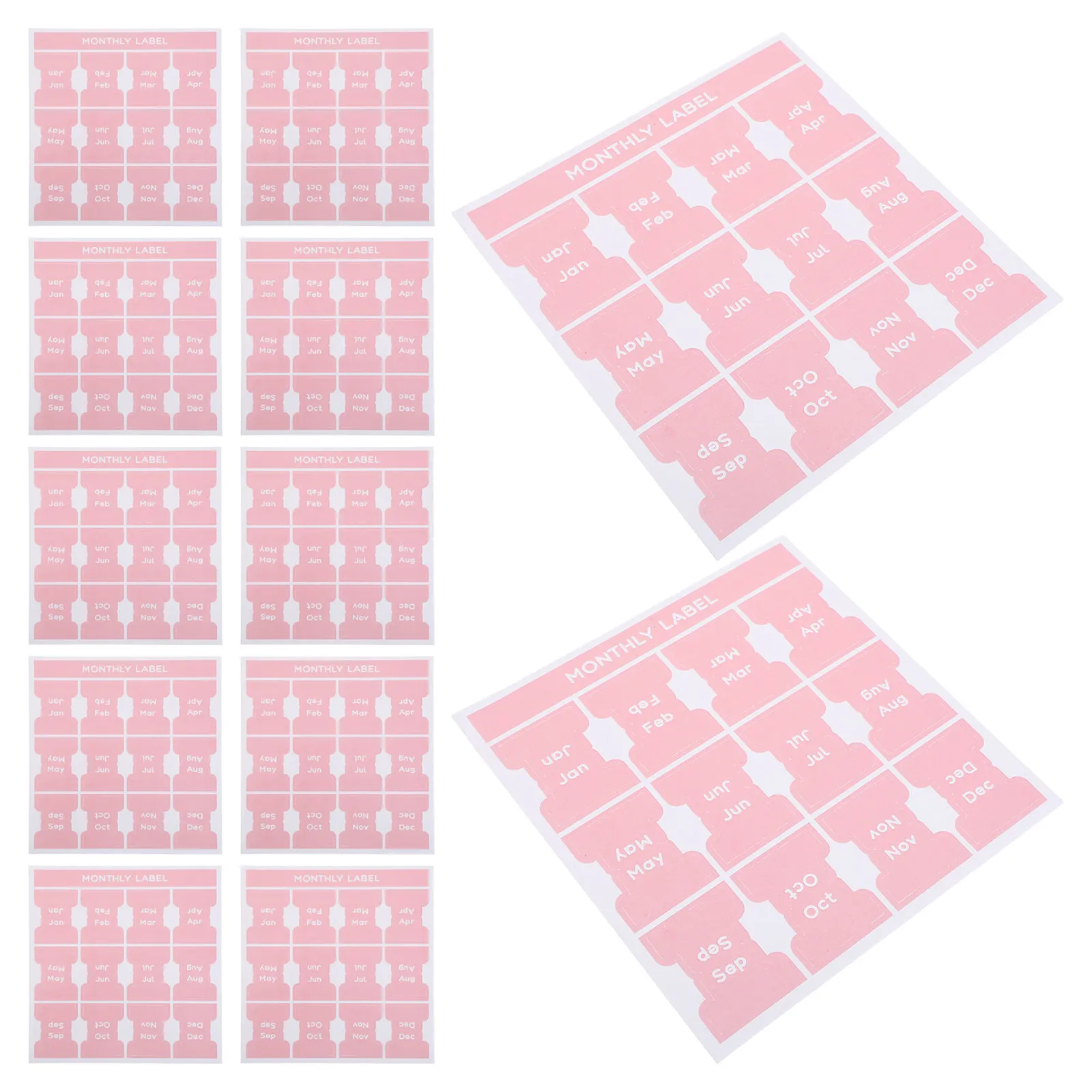 15 Sheets Monthly Index Tabs Stickers Adhesive Planner Divider Labels Calendar Month Tabs for Notebook Journal Study Office
15 Sheets Monthly Index Tabs Stickers Adhesive Planner Divider Labels Calendar Month Tabs for Notebook Journal Study Office