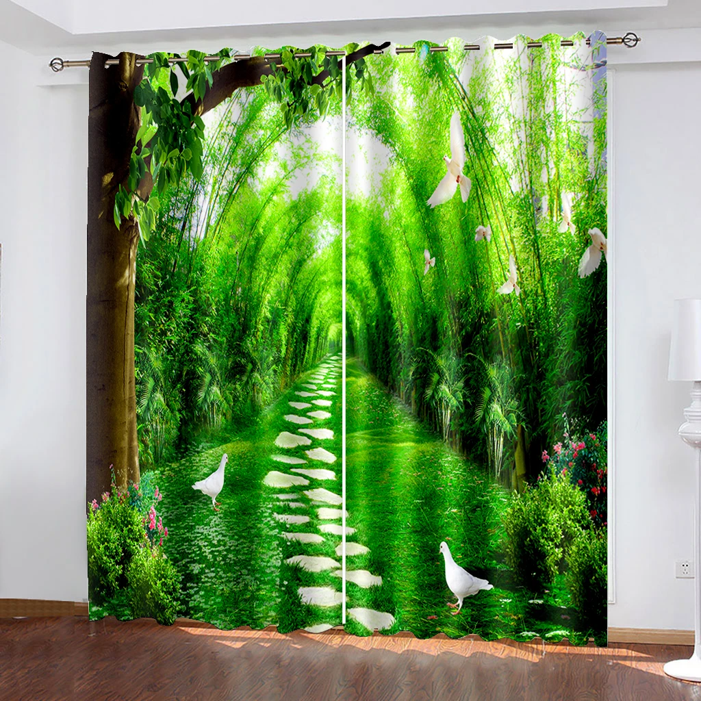 Photo green landscape curtains 3d landscape curtain Waterproof Thickened Polyester
Photo green landscape curtains 3d landscape curtain Waterproof Thickened Polyester