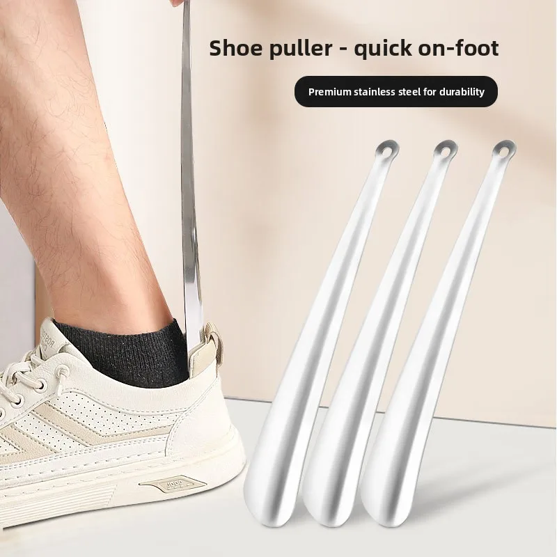 Stainless Steel 30cm Long Handle Shoe Horn Home Use Easy Way to Put on Shoes And Take off Shoes Comfortable Grip Shoe Picker
Stainless Steel 30cm Long Handle Shoe Horn Home Use Easy Way to Put on Shoes And Take off Shoes Comfortable Grip Shoe Picker
