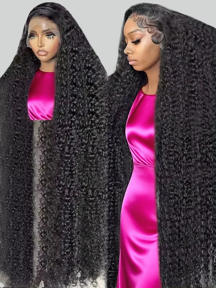 Curly 250 Density 13x6 HD Lace Frontal Human Hair Wig Deep Wave 30 40 Inch Brazilian Water Wave 7x5 Glueless Wig For Black Women
Curly 250 Density 13x6 HD Lace Frontal Human Hair Wig Deep Wave 30 40 Inch Brazilian Water Wave 7x5 Glueless Wig For Black Women