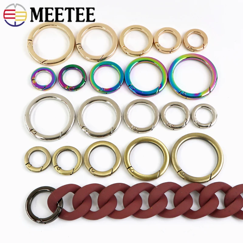 10/20Pcs Meetee 16-38mm Metal Spring Snap O Ring Buckle Bag Strap Keychain Connect Hook Handbag Trigger Clasp Hardware Accessory
10/20Pcs Meetee 16-38mm Metal Spring Snap O Ring Buckle Bag Strap Keychain Connect Hook Handbag Trigger Clasp Hardware Accessory