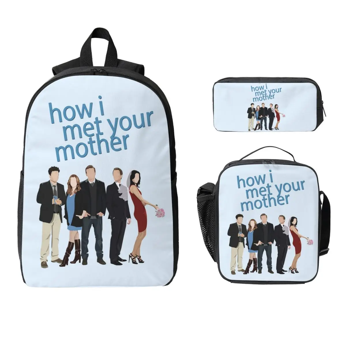 Intervention How I Met Your Mother Backpack BookBag School Bag Computer Shoulder Bags 3ps Insulated Lunch Bag Pencil Case
Intervention How I Met Your Mother Backpack BookBag School Bag Computer Shoulder Bags 3ps Insulated Lunch Bag Pencil Case