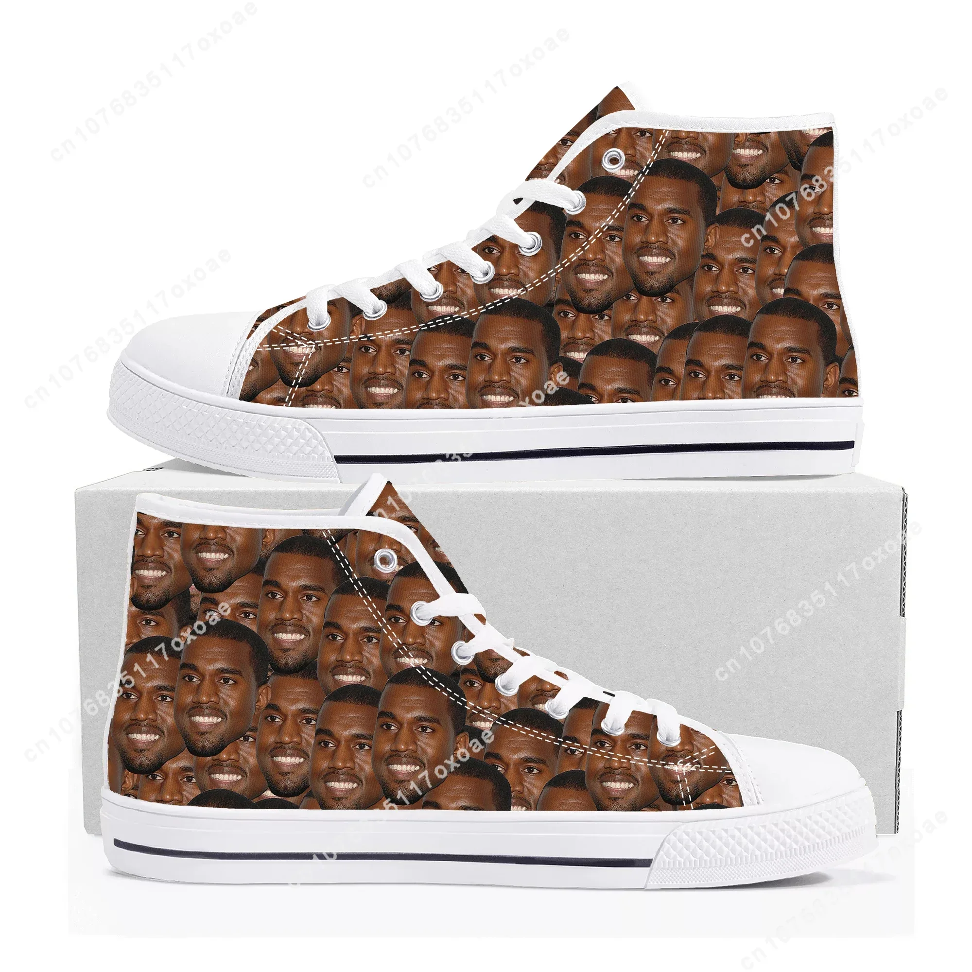 Kanye West Rapper High Top Sneakers Mens Womens Teenager High Quality Canvas Sneaker couple Casual Shoe Customize Shoes
Kanye West Rapper High Top Sneakers Mens Womens Teenager High Quality Canvas Sneaker couple Casual Shoe Customize Shoes