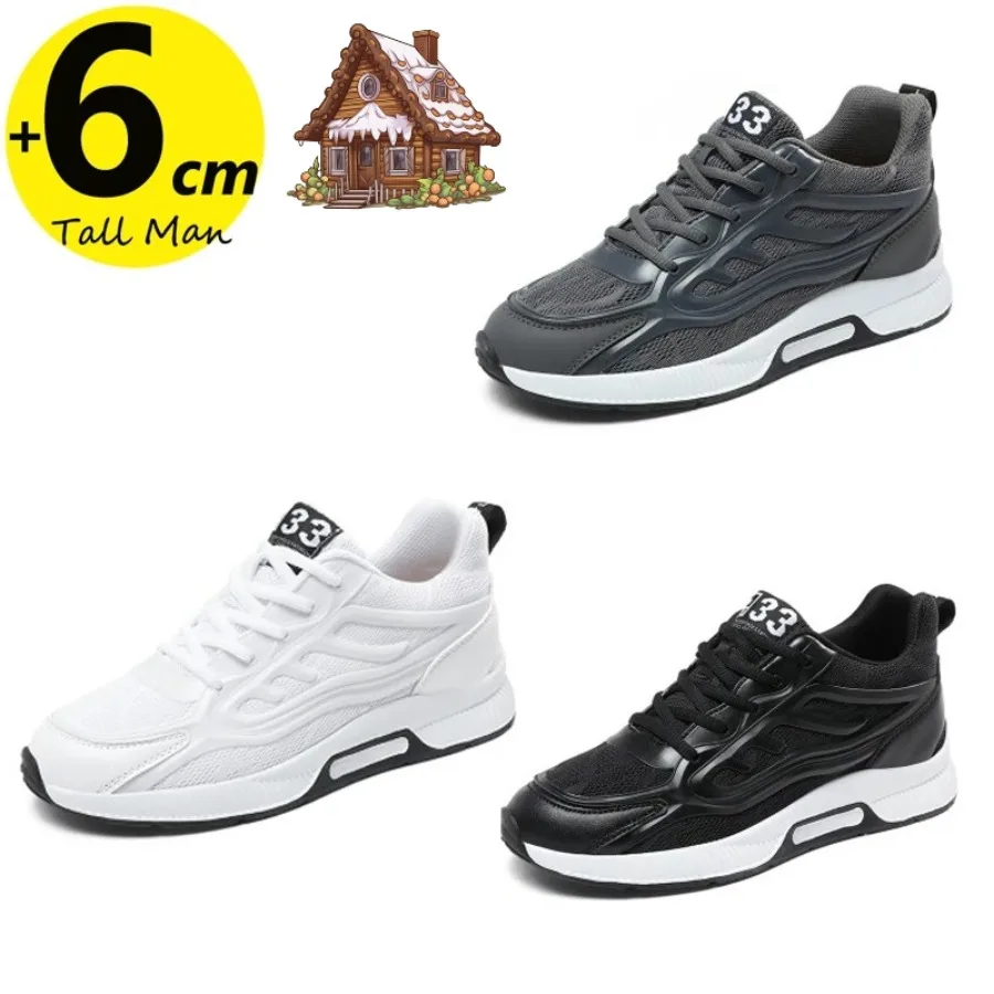2025 Winter Luxury Shoes Men Chunky Sneakers Lift Height Increase Insole 6cm Elevator Mesh Sports White Plus Size 37-46
2025 Winter Luxury Shoes Men Chunky Sneakers Lift Height Increase Insole 6cm Elevator Mesh Sports White Plus Size 37-46