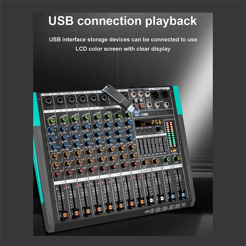 Popular Professional Audio Mixer GAX-PA8 Channel Sound Board Console Mixing Desk System Interface Built-In 256 Reverb Effect EU
Popular Professional Audio Mixer GAX-PA8 Channel Sound Board Console Mixing Desk System Interface Built-In 256 Reverb Effect EU