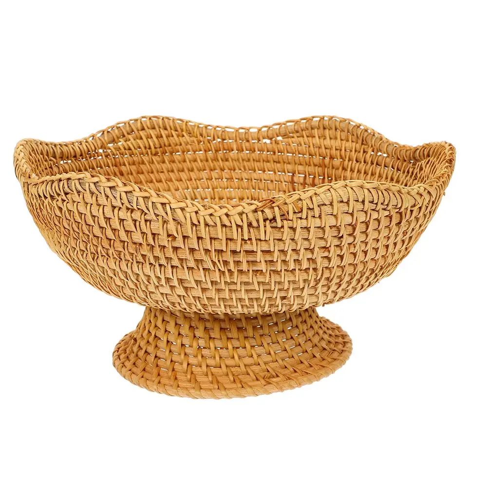 Rattan High Footed Fruit Plate Basket for Bread Snacks Nuts Kitchen Storage Display Dried Food Container Woven Home Decor
Rattan High Footed Fruit Plate Basket for Bread Snacks Nuts Kitchen Storage Display Dried Food Container Woven Home Decor