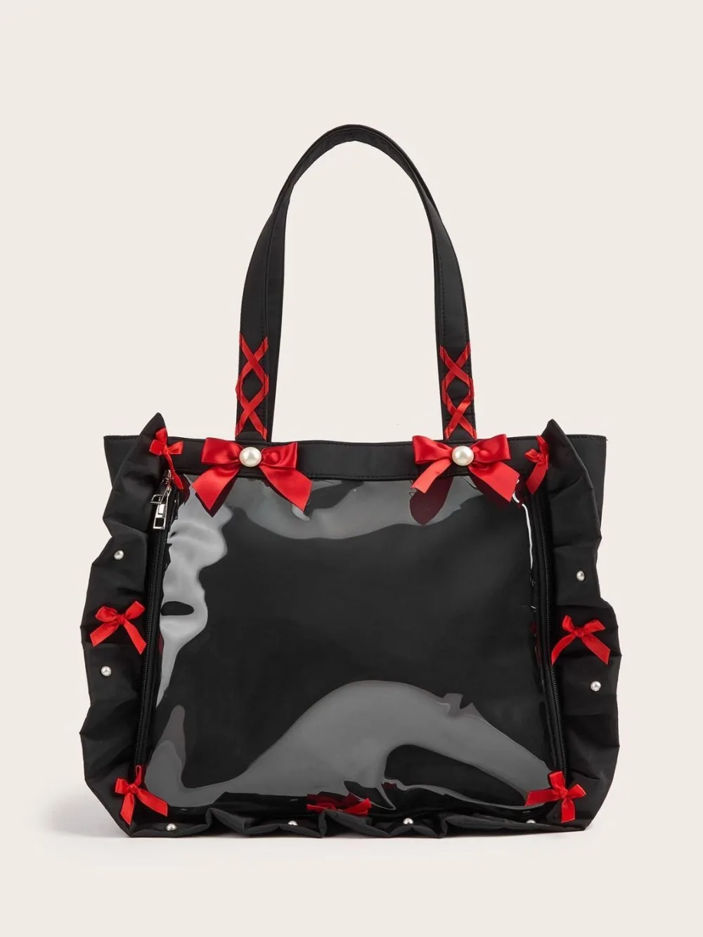Contrast Ribbon Bow Ita Bag Large Capacity Sac Femme Underarm Shoulder Bags for Woman Japan Style Bolsos De Mujer Tote Bolso
Contrast Ribbon Bow Ita Bag Large Capacity Sac Femme Underarm Shoulder Bags for Woman Japan Style Bolsos De Mujer Tote Bolso