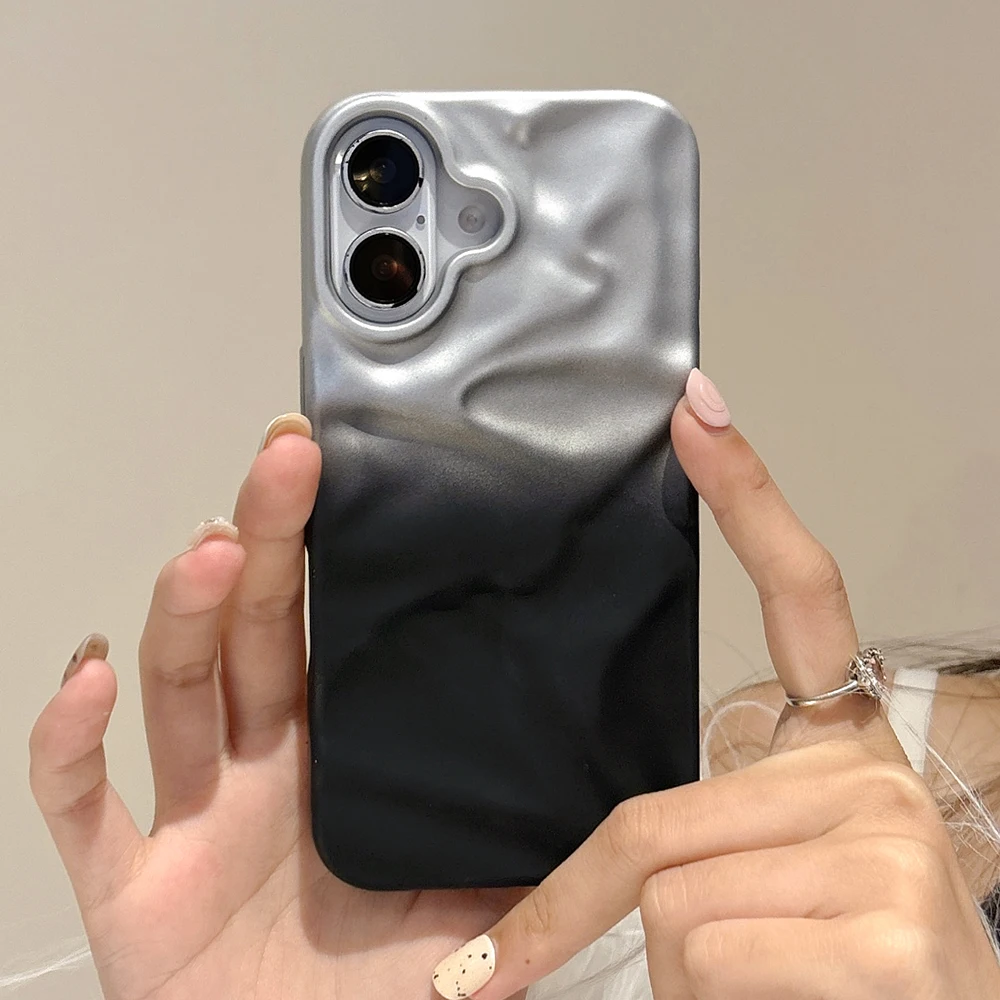 Luxury 3D Gradient Water Ripple Pattern Phone Case For iPhone 16 15 14 13 Pro Max Frosted Shockproof Soft Silicone Cover
Luxury 3D Gradient Water Ripple Pattern Phone Case For iPhone 16 15 14 13 Pro Max Frosted Shockproof Soft Silicone Cover