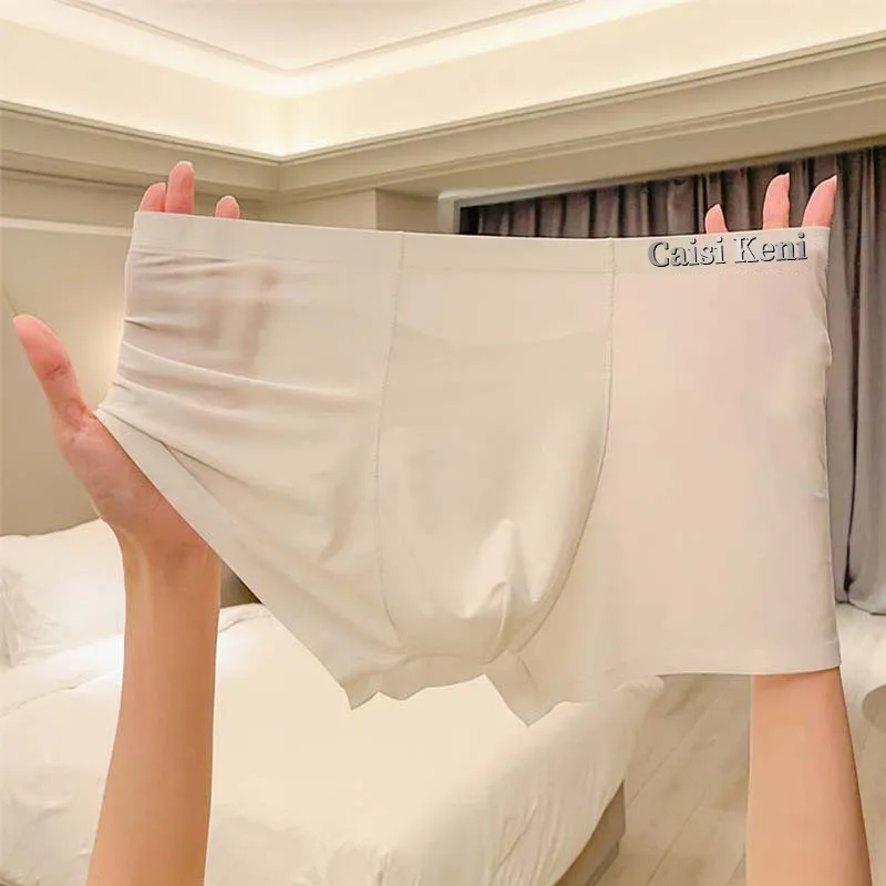 Seamless Ice Silk Boxers Hombre Breathable Mens Sport Underwear Sexy Summer Panties Qucik-Dry Boxershorts Shorts U Convex Pouch
Seamless Ice Silk Boxers Hombre Breathable Mens Sport Underwear Sexy Summer Panties Qucik-Dry Boxershorts Shorts U Convex Pouch
