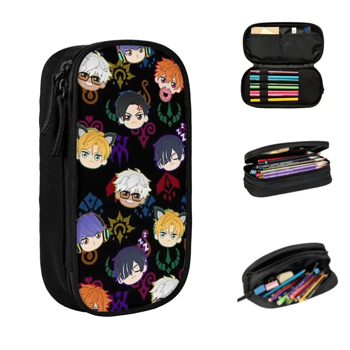 Obey Me - Demon Brothers Pencil Cases Large Storage Pen Bags Pen Box Pencil Pouch For Boys Girls Students Stationery School
Obey Me - Demon Brothers Pencil Cases Large Storage Pen Bags Pen Box Pencil Pouch For Boys Girls Students Stationery School