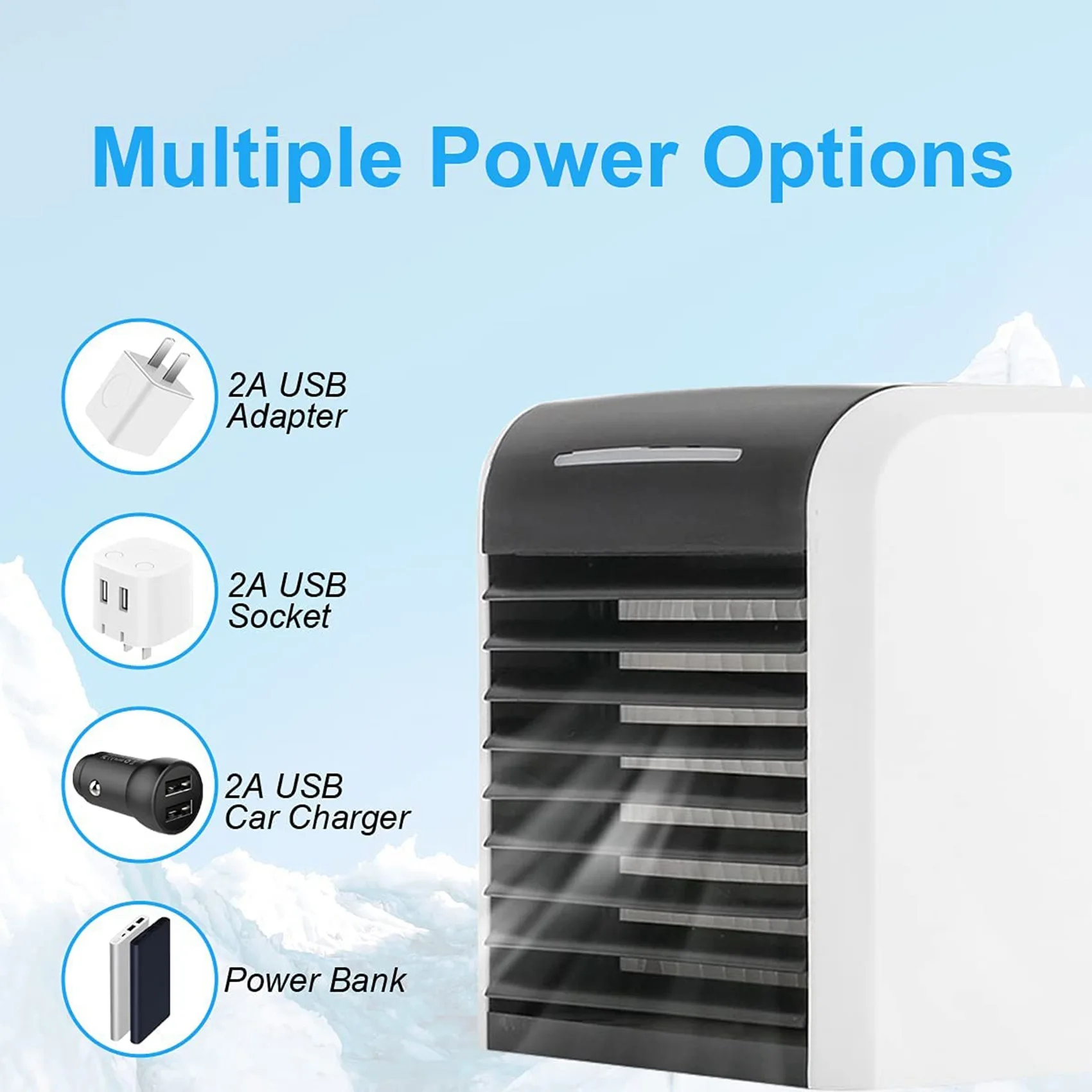 A61I Portable Air Conditioner,Mini Personal Evaporative Air Cooler Desk Fan
A61I Portable Air Conditioner,Mini Personal Evaporative Air Cooler Desk Fan