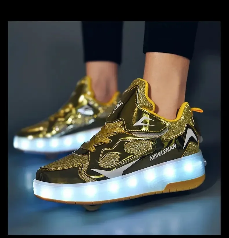 Kids Roller Shoes Removable Wheel Lights Roller Skate Shoe Boys Girls Casual Sneakers Usb Charge LED Flashing kids sneakers
Kids Roller Shoes Removable Wheel Lights Roller Skate Shoe Boys Girls Casual Sneakers Usb Charge LED Flashing kids sneakers