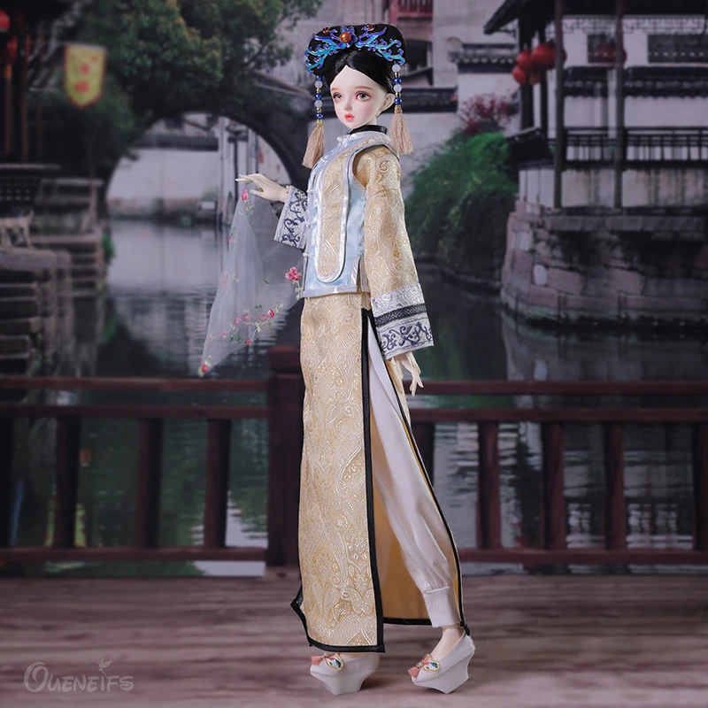 BJD кукла 1/3 NingDing с Xinyi женское тело с принцессой в стиле династии Цин платье Высокое качество BJD кукла
BJD кукла 1/3 NingDing с Xinyi женское тело с принцессой в стиле династии Цин платье Высокое качество BJD кукла