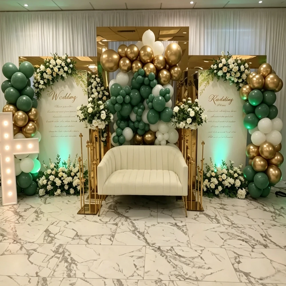 mirror gold Wedding Arch Draping Fabric Backdrop stainless stell Drapes ballon stand for Wedding Arbor Ceremony Birthday Party
mirror gold Wedding Arch Draping Fabric Backdrop stainless stell Drapes ballon stand for Wedding Arbor Ceremony Birthday Party