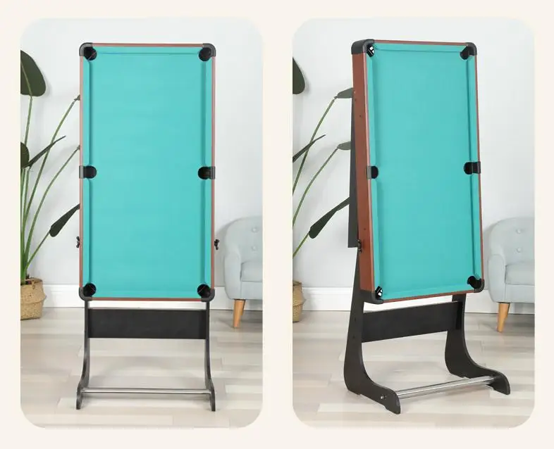 38-Inch Indoor Wooden Folding Leg Billiard Pool Table with Plastic Parts Factory Direct Sale
38-Inch Indoor Wooden Folding Leg Billiard Pool Table with Plastic Parts Factory Direct Sale