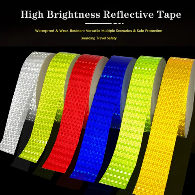 Multifunctional Car Reflective Tape Auto Safety Warning Sticker Reflector Protective Tape Strip Film for Trucks Motorcycle bike
Multifunctional Car Reflective Tape Auto Safety Warning Sticker Reflector Protective Tape Strip Film for Trucks Motorcycle bike