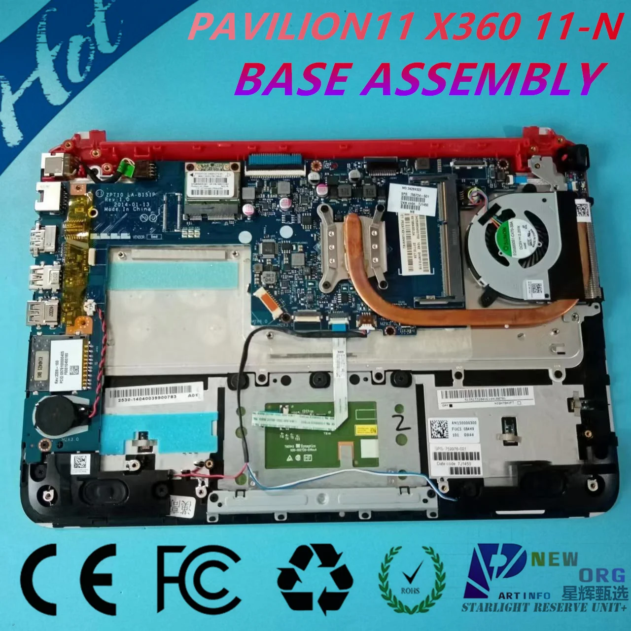 Laptop Keyboard mainboard Housing Assembly for HP Pavilion11 X360 11-N TPN-C115 wo HDD Battery RED 755725-001 755724-501
Laptop Keyboard mainboard Housing Assembly for HP Pavilion11 X360 11-N TPN-C115 wo HDD Battery RED 755725-001 755724-501