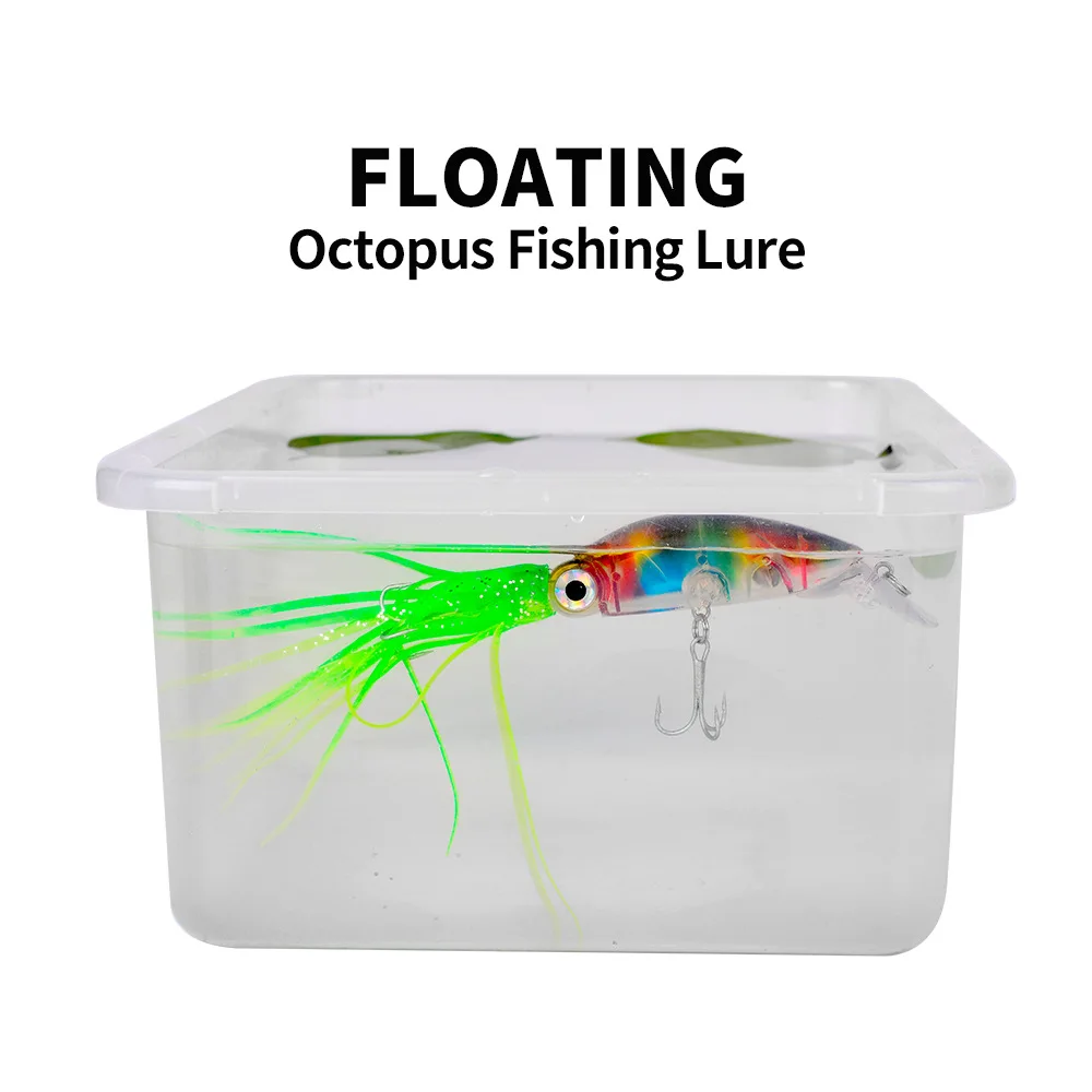 Squid Fishing Lure, 17.5cm 18.5g Octopus Skirt Bait With Treble Hooks, Long Cast Saltwater Offshore Big Game Tackle 10pc Package
Squid Fishing Lure, 17.5cm 18.5g Octopus Skirt Bait With Treble Hooks, Long Cast Saltwater Offshore Big Game Tackle 10pc Package