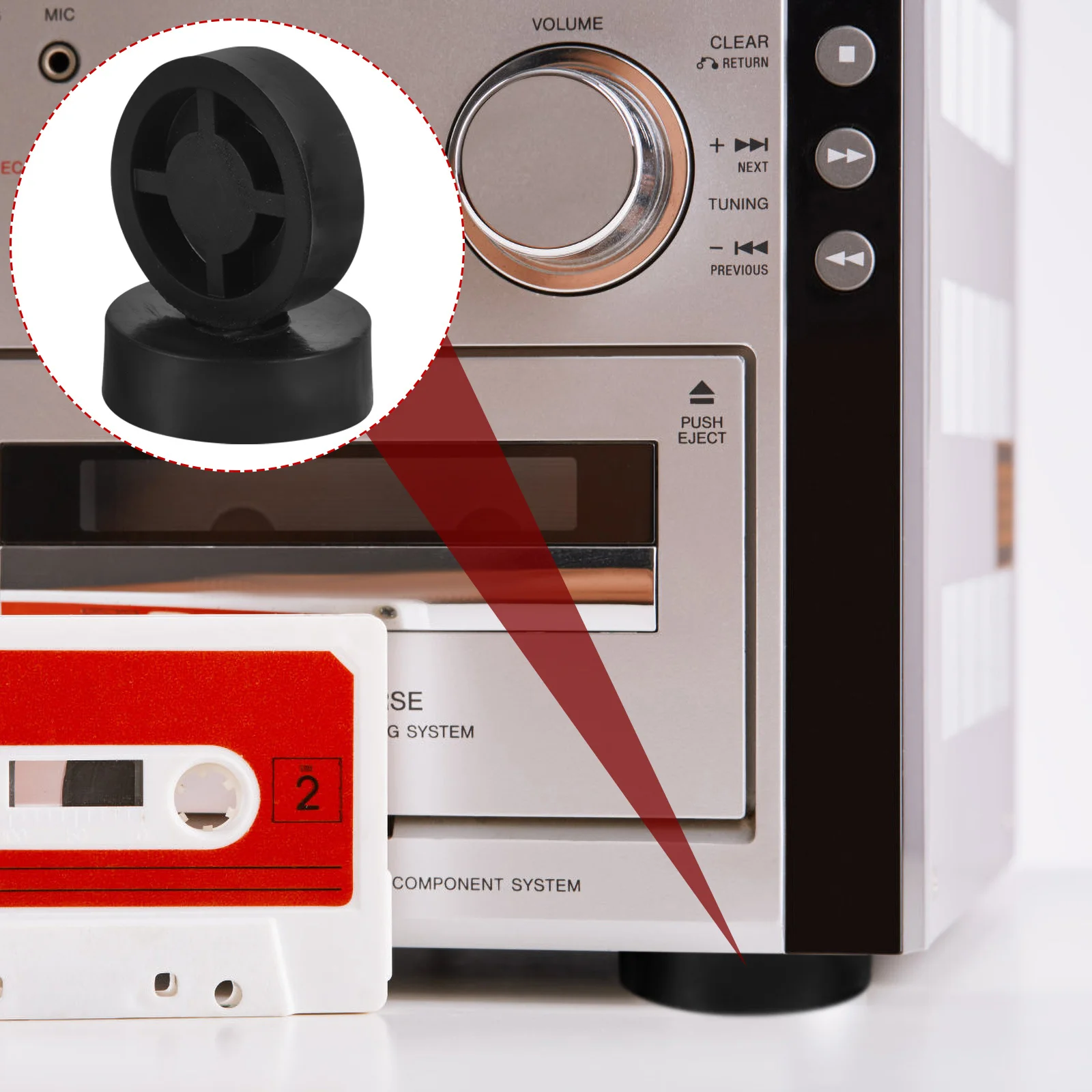 4pcs Rubber Speaker Isolation Pads Durable Floor Protector For Subwoofer Turntable Amplifier Audio Equipment Mat Vibration
4pcs Rubber Speaker Isolation Pads Durable Floor Protector For Subwoofer Turntable Amplifier Audio Equipment Mat Vibration