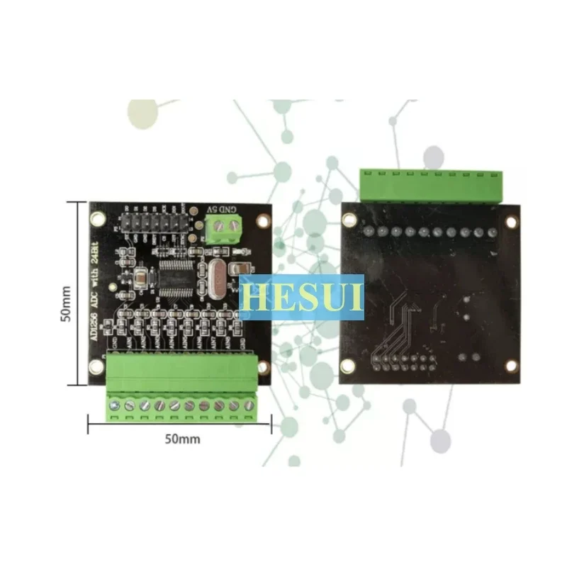 ADS1256 module 24-bit ADC Data acquisition card ADC High-precision ADC acquisition analog-to-digital converter
ADS1256 module 24-bit ADC Data acquisition card ADC High-precision ADC acquisition analog-to-digital converter