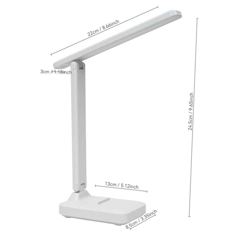 Folding Desk Lamp, USB Touch Control Dimmable Night Light, LED USB Rechargeable Desk Lamp for Student Dormitory Reading and Bedr
Folding Desk Lamp, USB Touch Control Dimmable Night Light, LED USB Rechargeable Desk Lamp for Student Dormitory Reading and Bedr