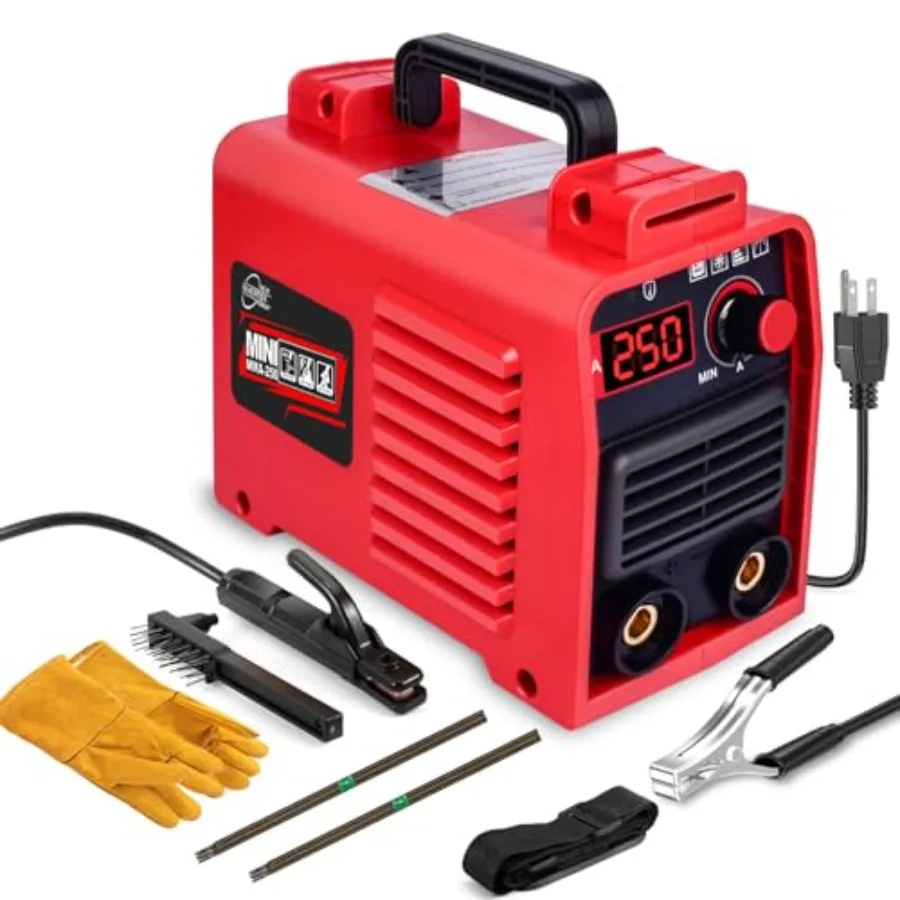 Welder hine, Upgraded MMA-250A 110V Welding hine, IGBT Digital Display LCD, Hot Start Anti-stick Stick Welder, Complete DIY Too
Welder hine, Upgraded MMA-250A 110V Welding hine, IGBT Digital Display LCD, Hot Start Anti-stick Stick Welder, Complete DIY Too